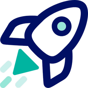A rocket icon